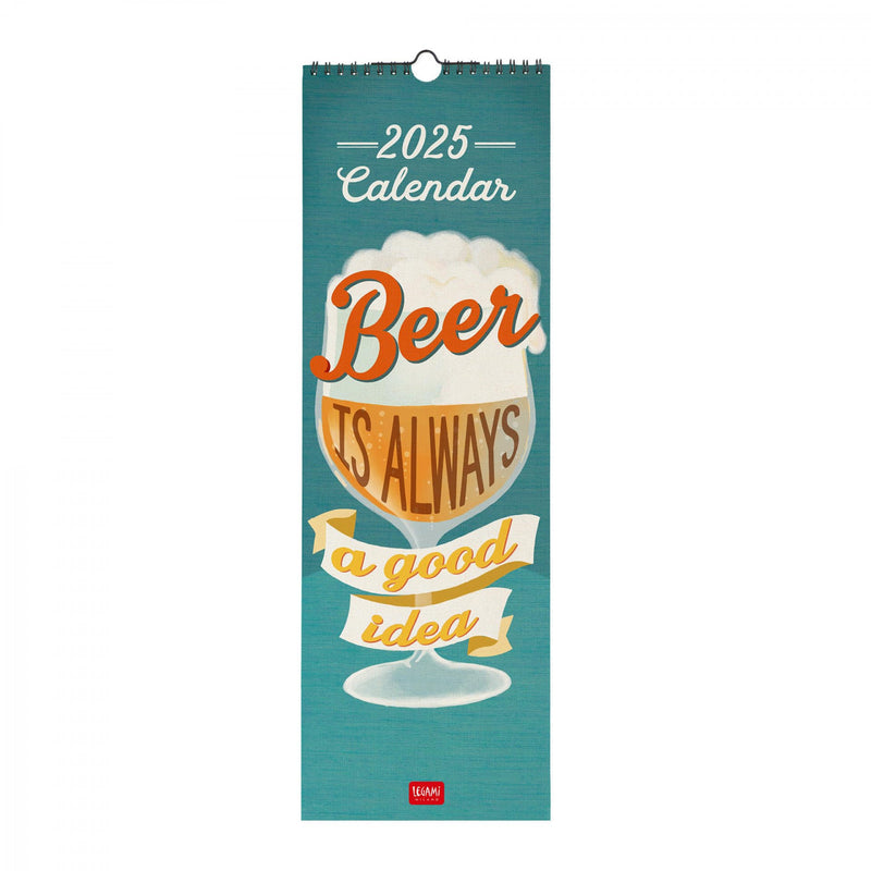 Calendario da Muro 2025 - Beer - 16 x 49 cm