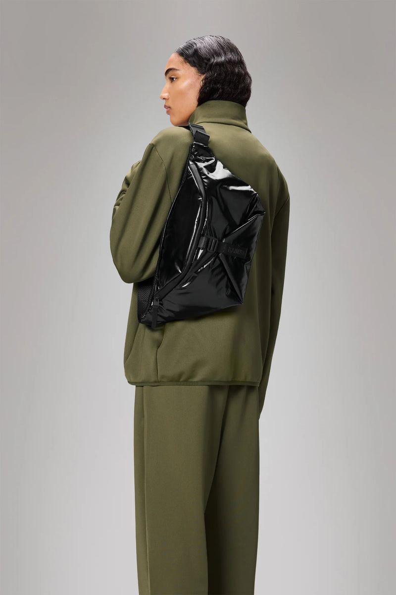 Borsa Sportiva RAINS Sibu Bum Large Impermeabile W3 Black