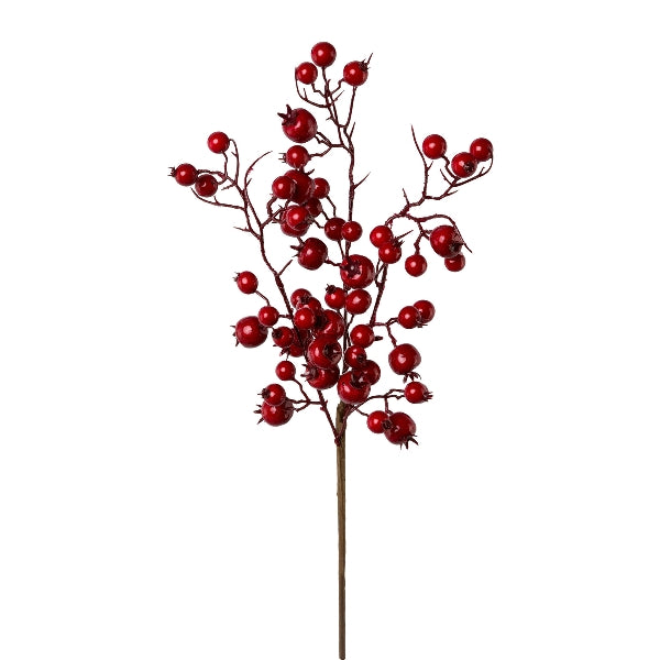 Ramo Bacche Rosso 41 cm