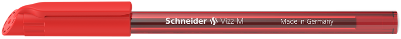 Penna a Sfera Schneider Gelco Vizz Rosso con Tratto Medio