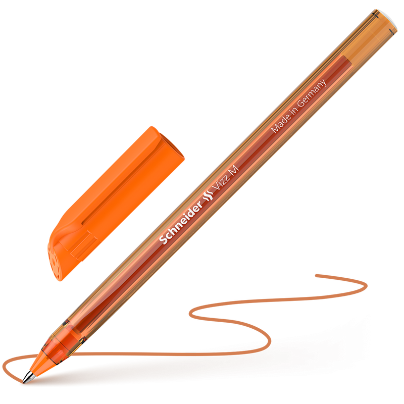 Penna a Sfera Schneider Gelco Vizz Arancio con Tratto Medio