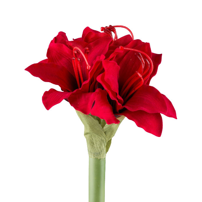 Ramo Fiore Amaryllis Rosso 31 cm