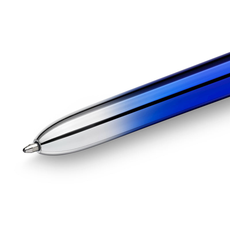 Penna a Sfera Bic Smooth Gradient a 4 Colori con Fusto Blu