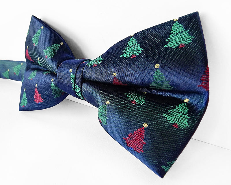 Papillon Albero di Natale Blu, Verde e Rosso