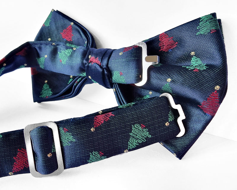 Papillon Albero di Natale Blu, Verde e Rosso