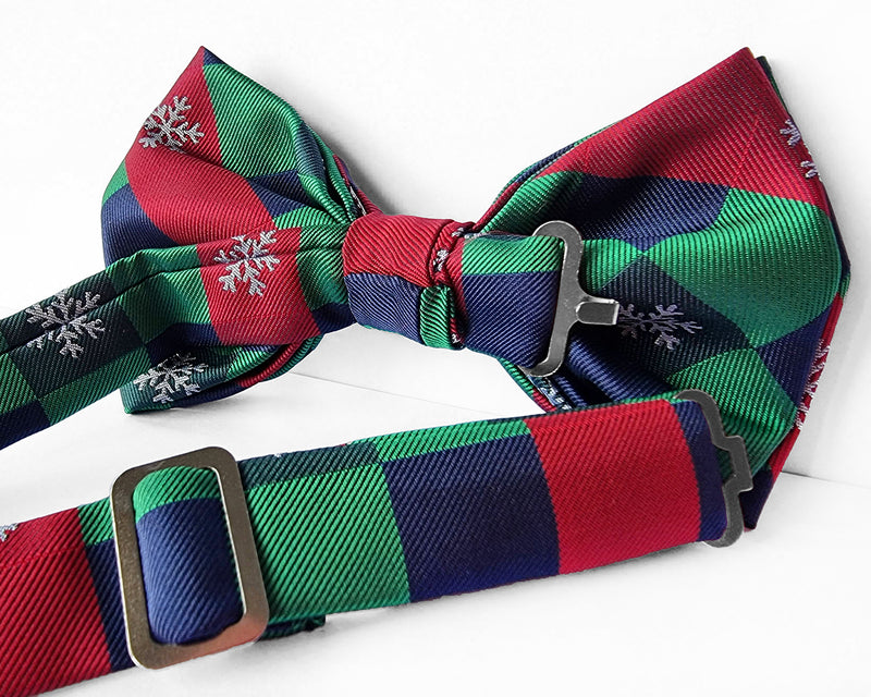 Papillon Schacchi e Fiocco di Neve Multicolor