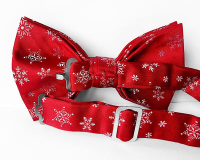 Papillon Fiocco di Neve Rosso
