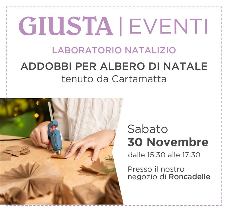 Laboratorio Natalizio - Addobbi per Albero di Natale</br><span style="color: 