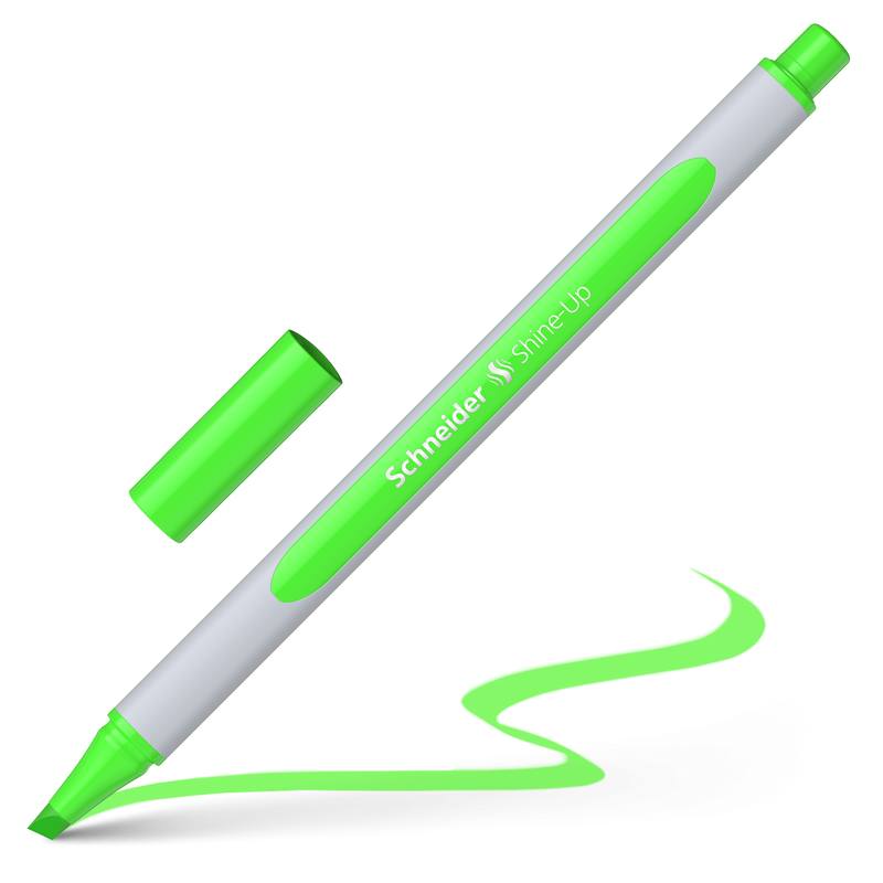 Evidenziatore Schneider Shine Up Verde