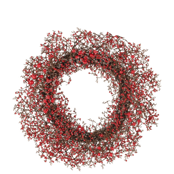 Ghirlanda Rosso con Bacche 51 cm