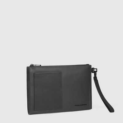 Pochette Piquadro Porta ipad®mini in Pelle David Nero