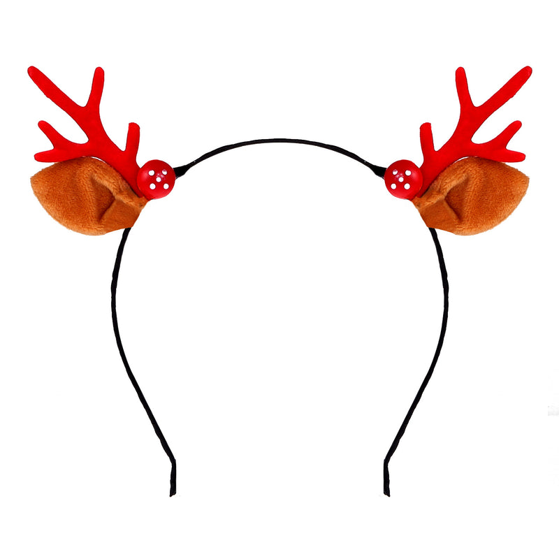 Cerchietto Renna Marrone