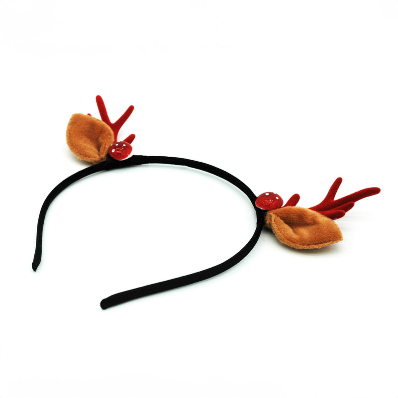 Cerchietto Renna Marrone