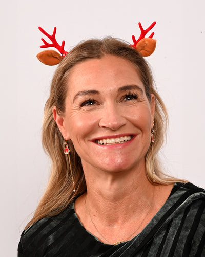 Cerchietto Renna Marrone