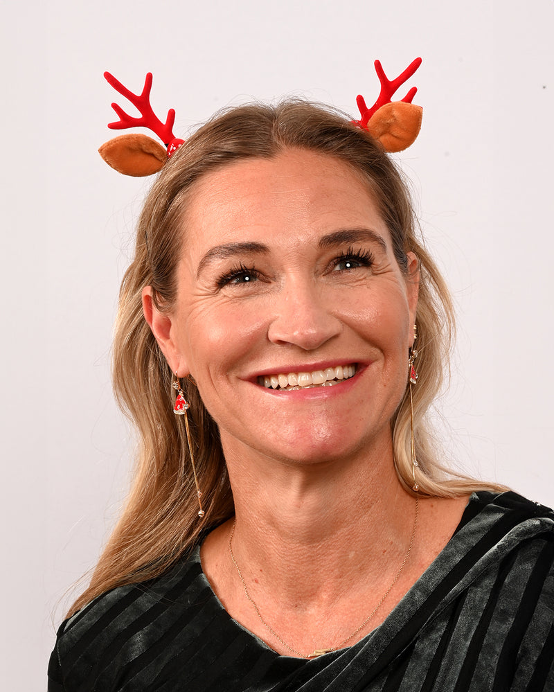 Cerchietto Renna Marrone