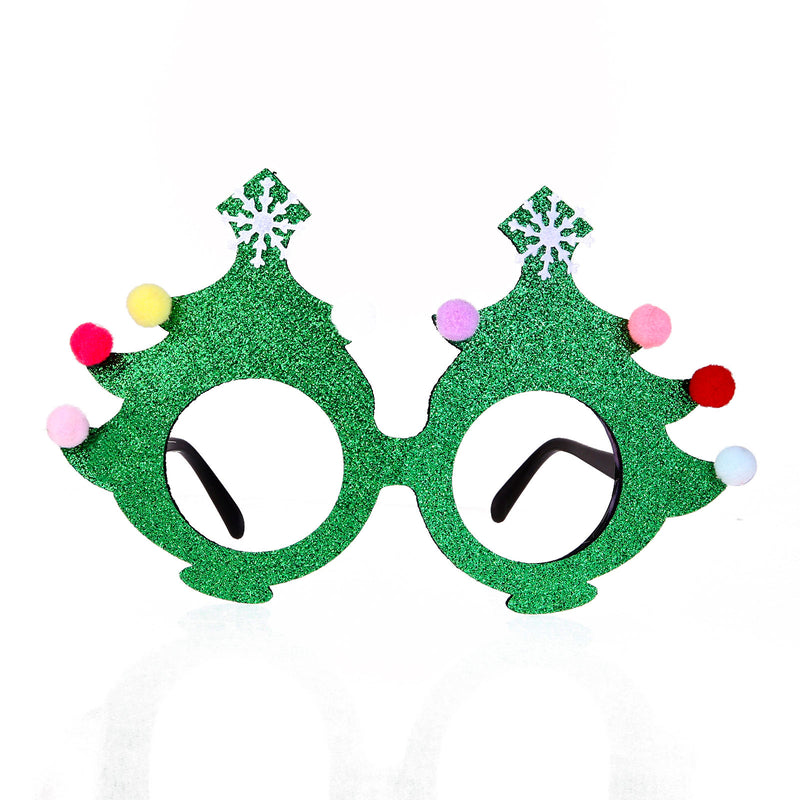 Occhiali Albero di Natale Verde