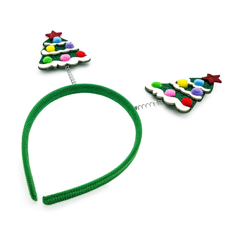 Cerchietto Albero di Natale Verde