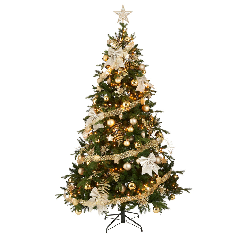 Set Decorazioni per Albero in PVC Oro - 100 pezzi