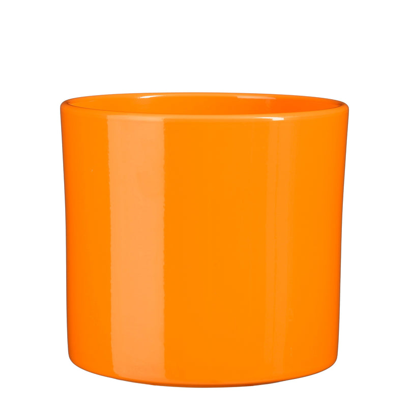 Vaso Tondo Era Ceramica Arancio 19,5 x 17,5 cm