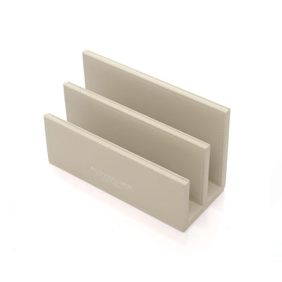 Porta Lettere A. G. Spalding & Bros in Pelle Rigenerata Beige Chiaro