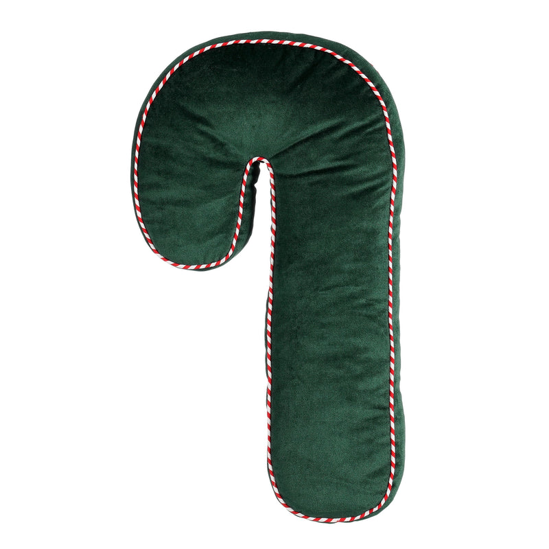 Cuscino in Tessuto Candy Cane Verde 33 x 10 x 58 cm