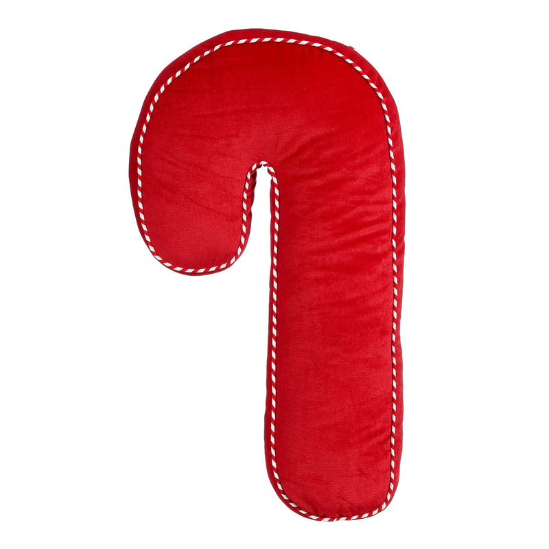 Cuscino in Tessuto Candy Cane Rosso 33 x 10 x 58 cm