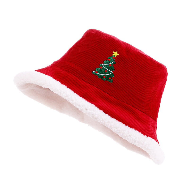 Cappello Bucket Hat Albero Rosso