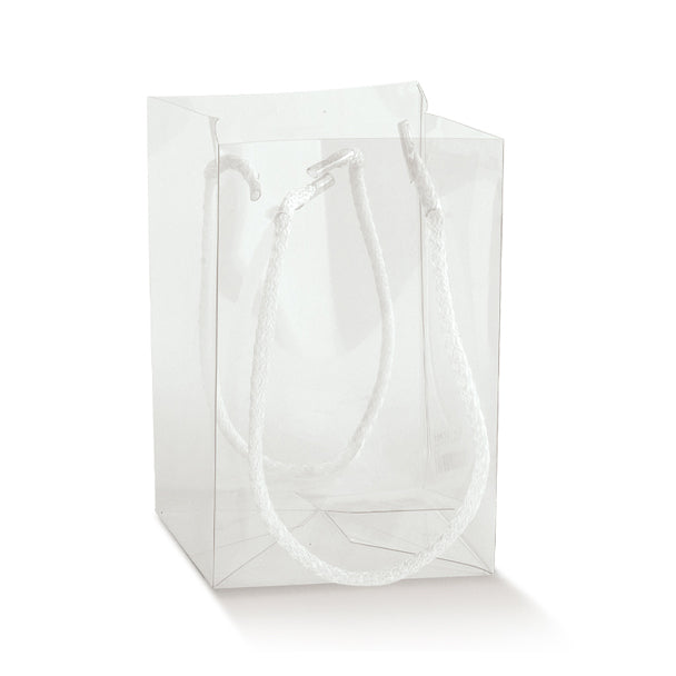 Shopper Box in PET Trasparente 90 x 90 x 140 mm - 10 pezzi