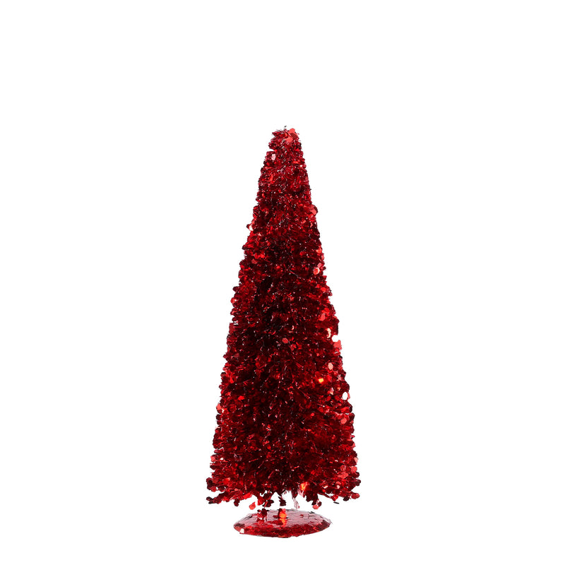 Alberello di Natale Reflex in PVC Rosso 15 x 40 cm