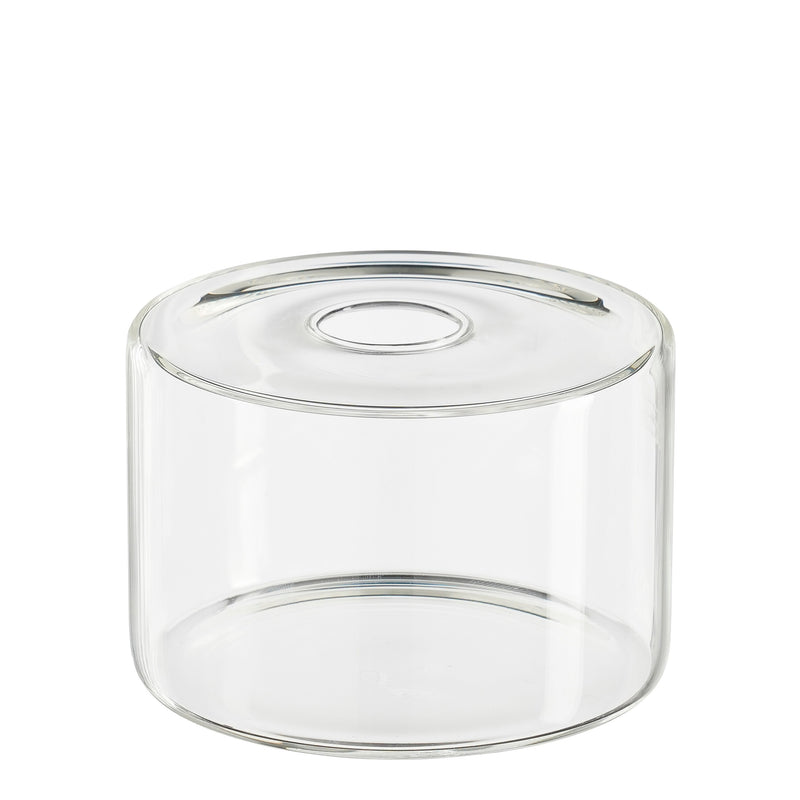 Vaso Cilindro Single Fower in Vetro Trasparente 10 x 6,5 cm