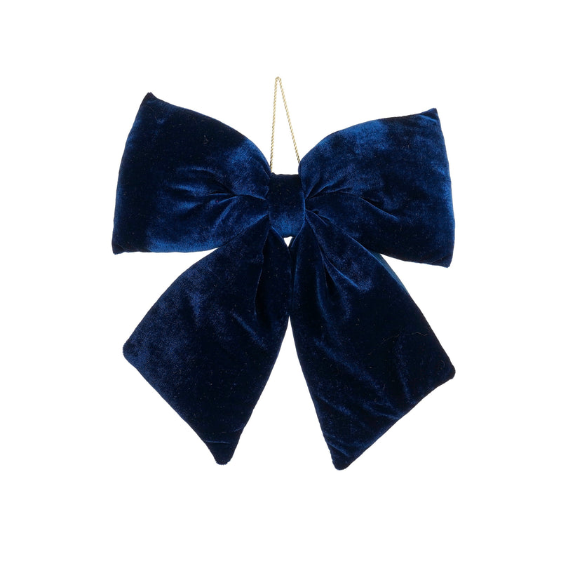 Fiocco in Velluto Blu 30 x 34 x 6 cm