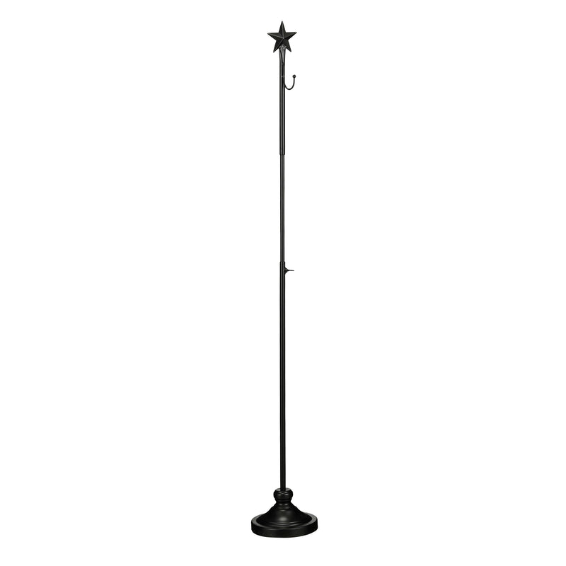Stelo Porta Ghirlanda Nero 90 cm