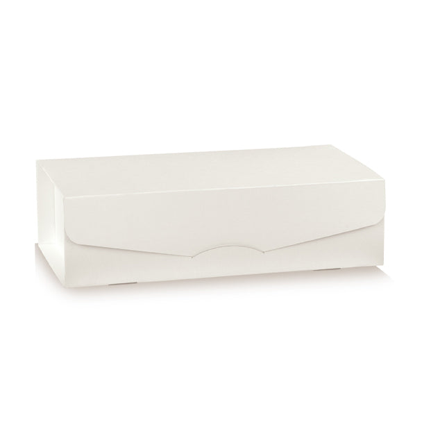 Scatola Gift Maxi Porta 2 Bottiglia Fibra Bianco 340 x 200 x 100 mm
