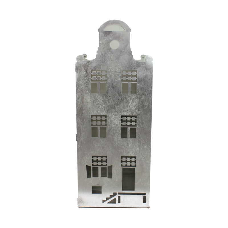 Casetta in Metallo Argento 29 x 46 x 118 cm