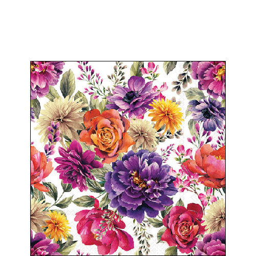 Tovaglioli in Carta Anne White a 3 Veli 25 x 25 cm - 20 pezzi