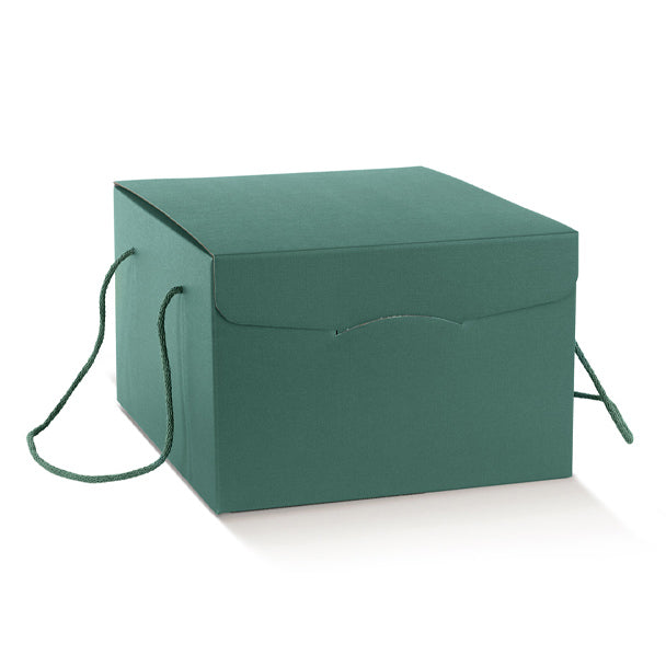 Scatola Segreto Fibra Verde con Cordino 245 x 245 x 180 mm