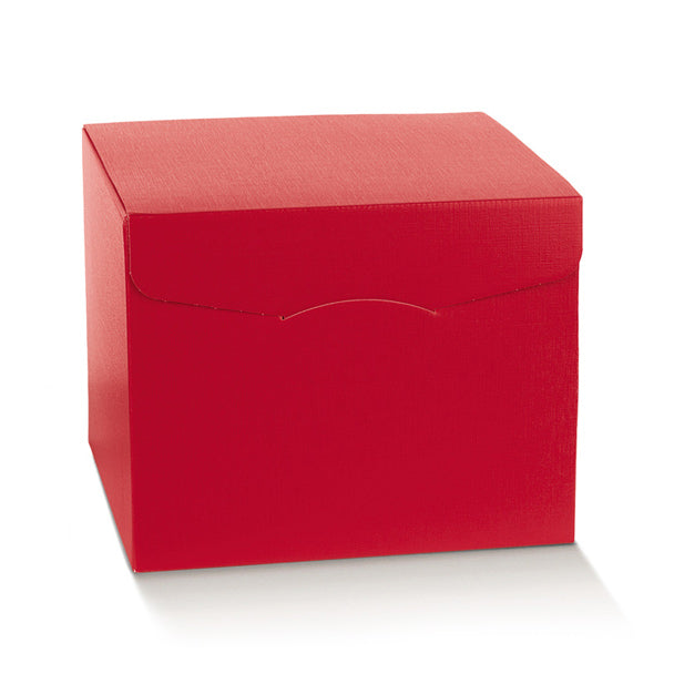 Scatola Segreto Fibra Rosso 390 x 270 x 235 mm