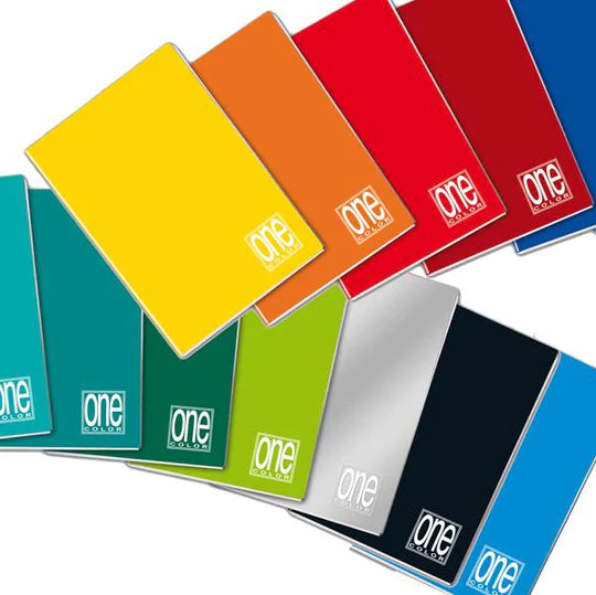 Quaderno One Color A5 / 80 gr / 1 Rigo / 20 Fogli