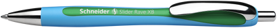 Penna a Sfera Schneider Slider Rave XB a Scatto Verde