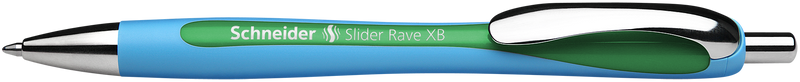 Penna a Sfera Schneider Slider Rave XB a Scatto Verde