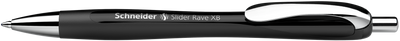 Penna a Sfera Schneider Slider Rave Black Edition a Scatto Nero con Tratto XB