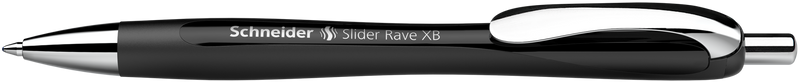 Penna a Sfera Schneider Slider Rave Black Edition a Scatto Nero con Tratto XB
