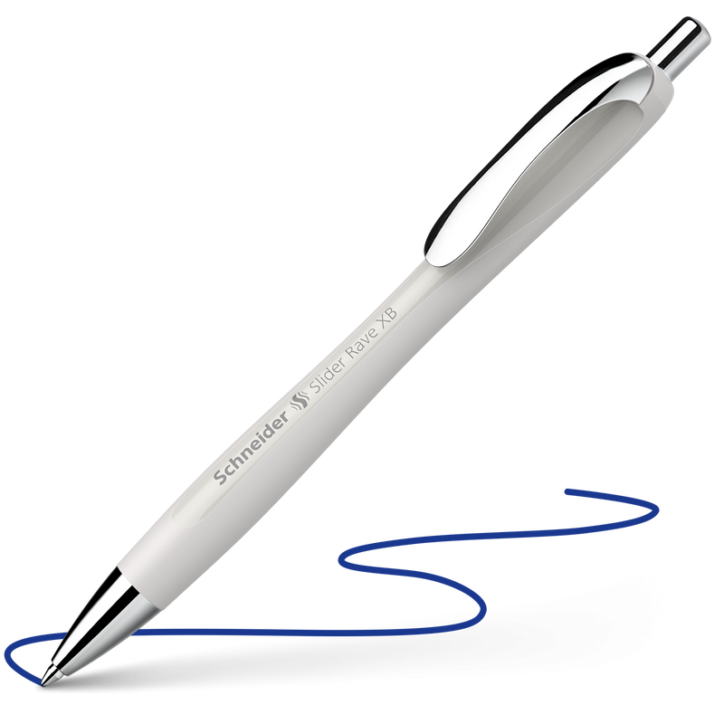 Penna a Sfera Schneider Slider Rave Trend Edition a Scatto Perla con Tratto XB