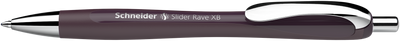 Penna a Sfera Schneider Slider Rave Trend Edition a Scatto Prugna con Tratto XB
