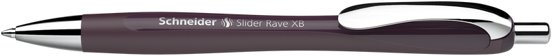 Penna a Sfera Schneider Slider Rave Trend Edition a Scatto Prugna con Tratto XB