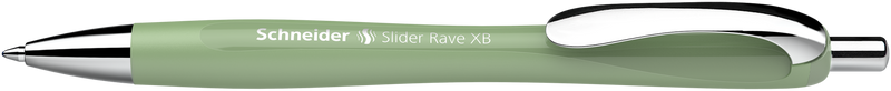 Penna a Sfera Schneider Slider Rave Trend Edition a Scatto Verde con Tratto XB
