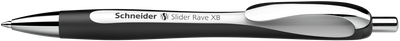 Penna a Sfera Schneider Slider Rave Black Edition a Scatto Bianco/Nero con Tratto XB