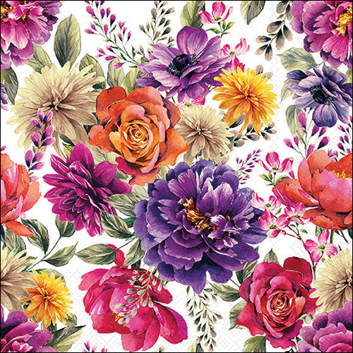 Tovaglioli in Carta Anne White a 3 Veli 33 x 33 cm - 20 pezzi