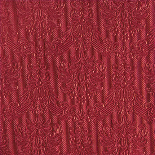 Tovaglioli in Carta Elegance Rosso Scuro a 3 Veli 33 x 33 cm - 20 pezzi