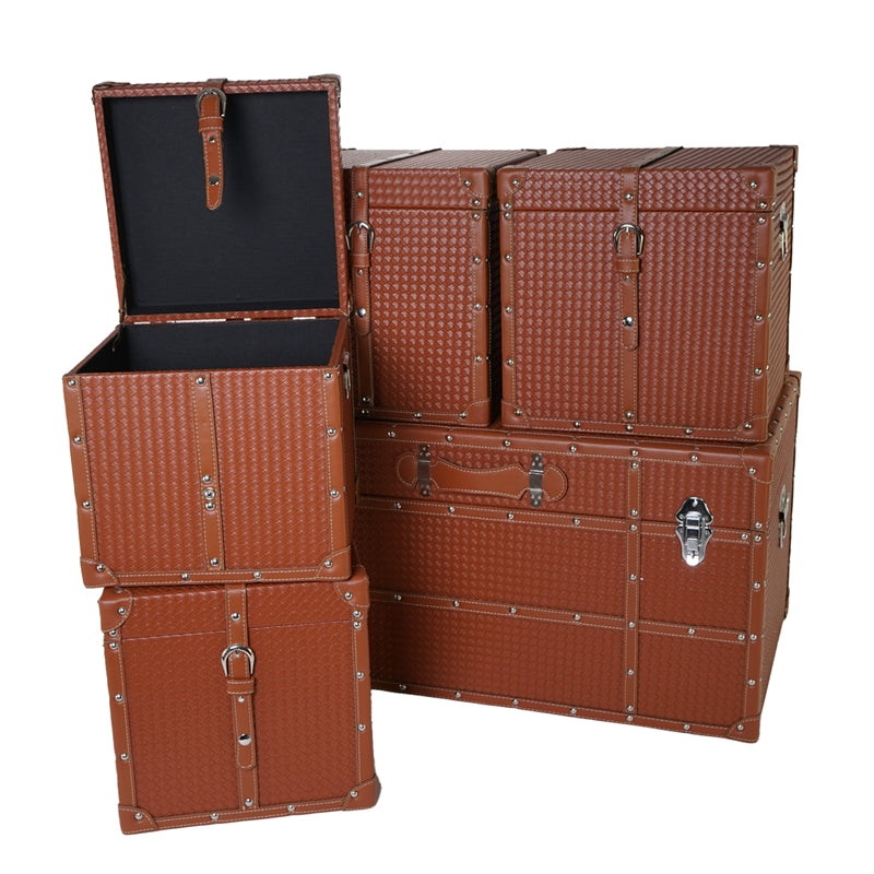 Baule in Legno e PVC Corten